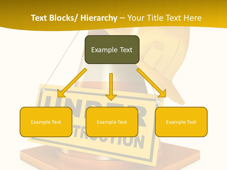 Warning Site Plank PowerPoint Template