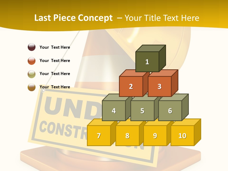 Warning Site Plank PowerPoint Template