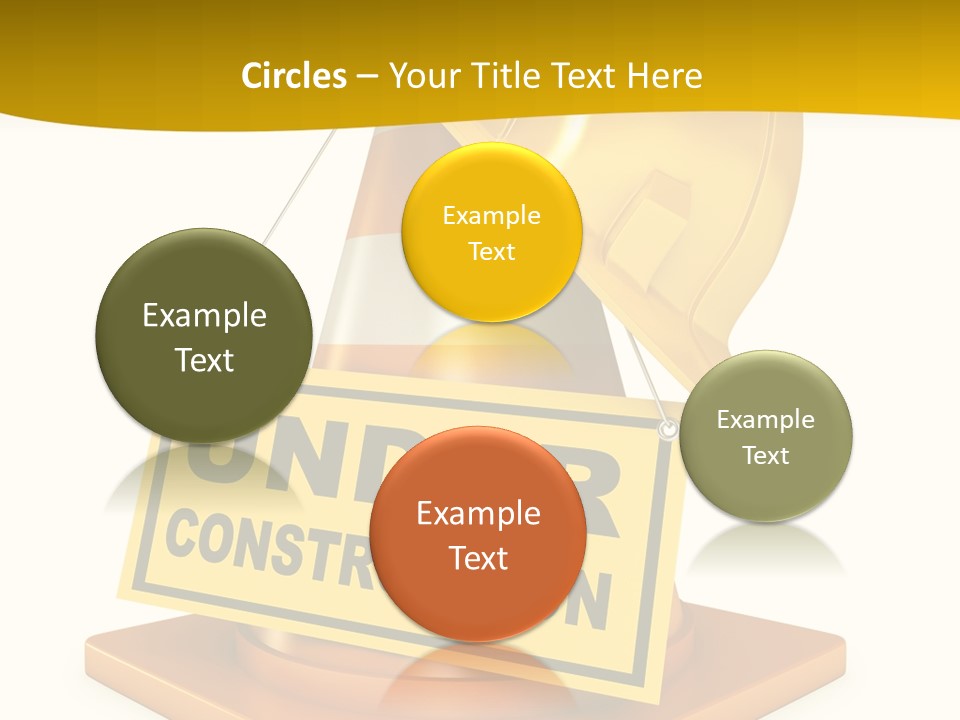 Warning Site Plank PowerPoint Template