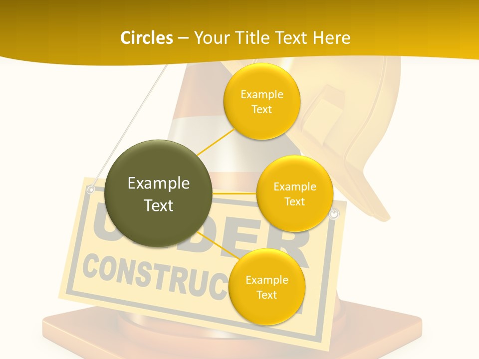 Warning Site Plank PowerPoint Template