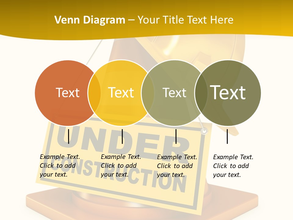 Warning Site Plank PowerPoint Template