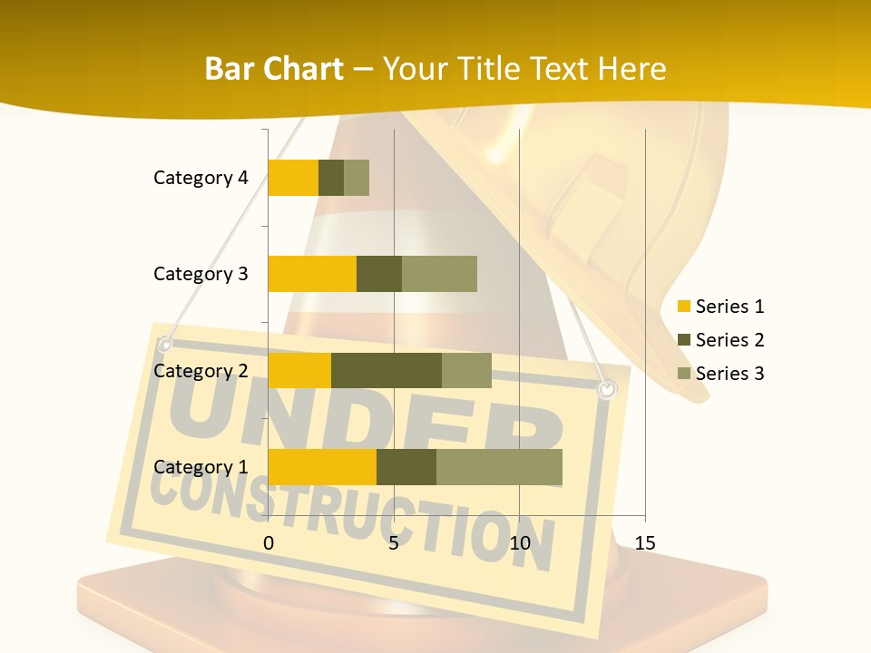 Warning Site Plank PowerPoint Template