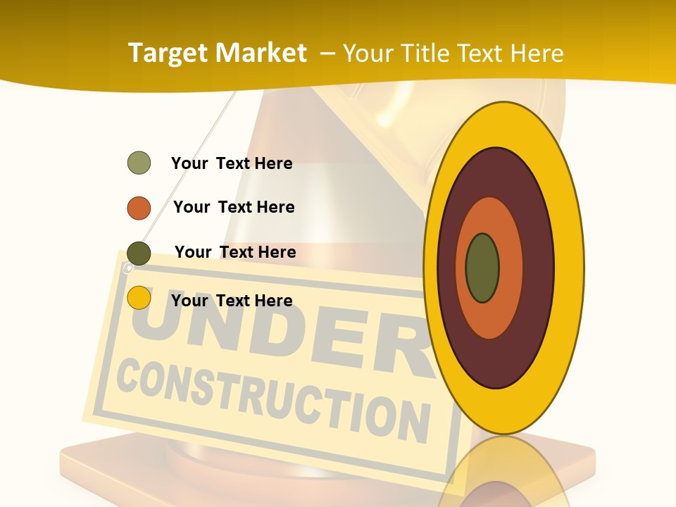 Warning Site Plank PowerPoint Template