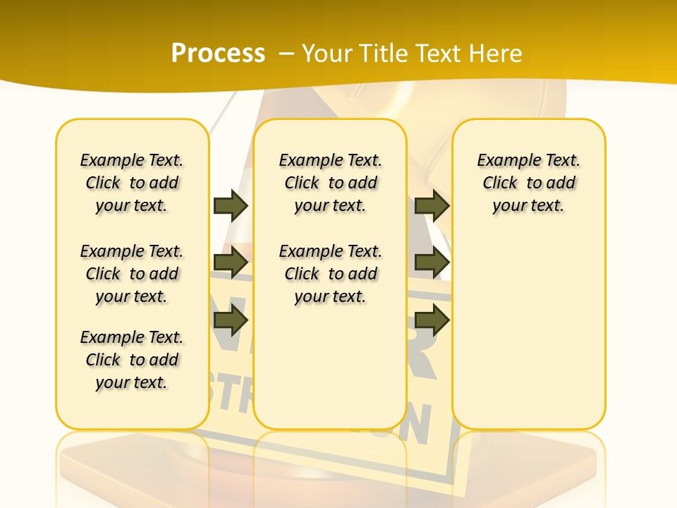 Warning Site Plank PowerPoint Template