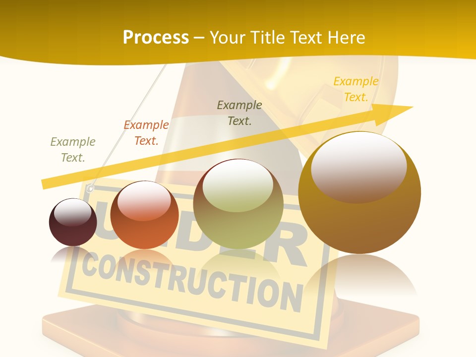 Warning Site Plank PowerPoint Template