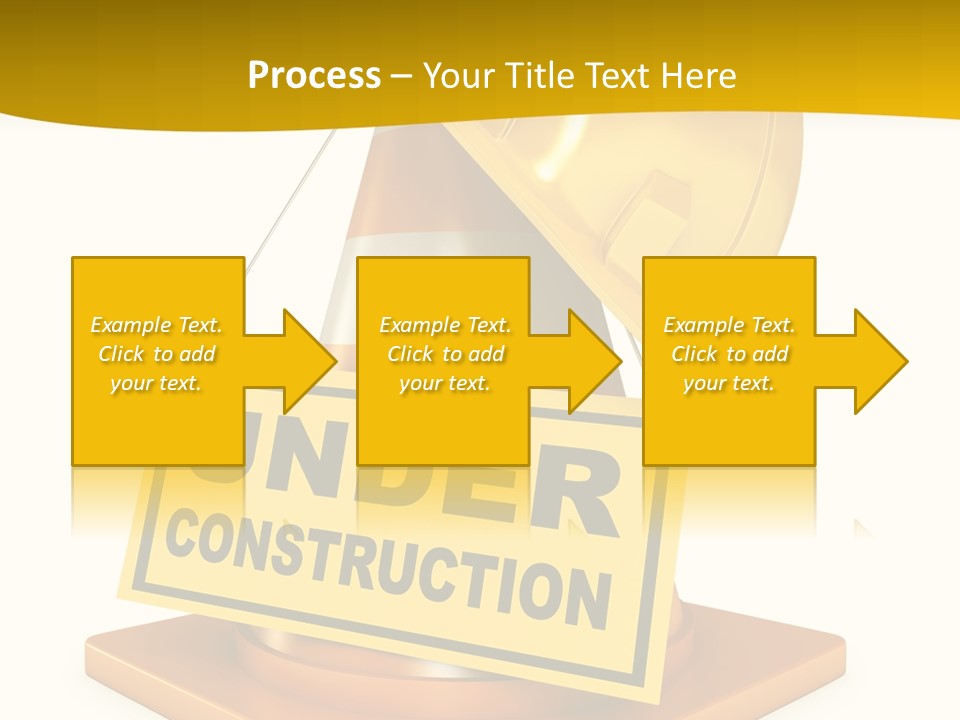 Warning Site Plank PowerPoint Template