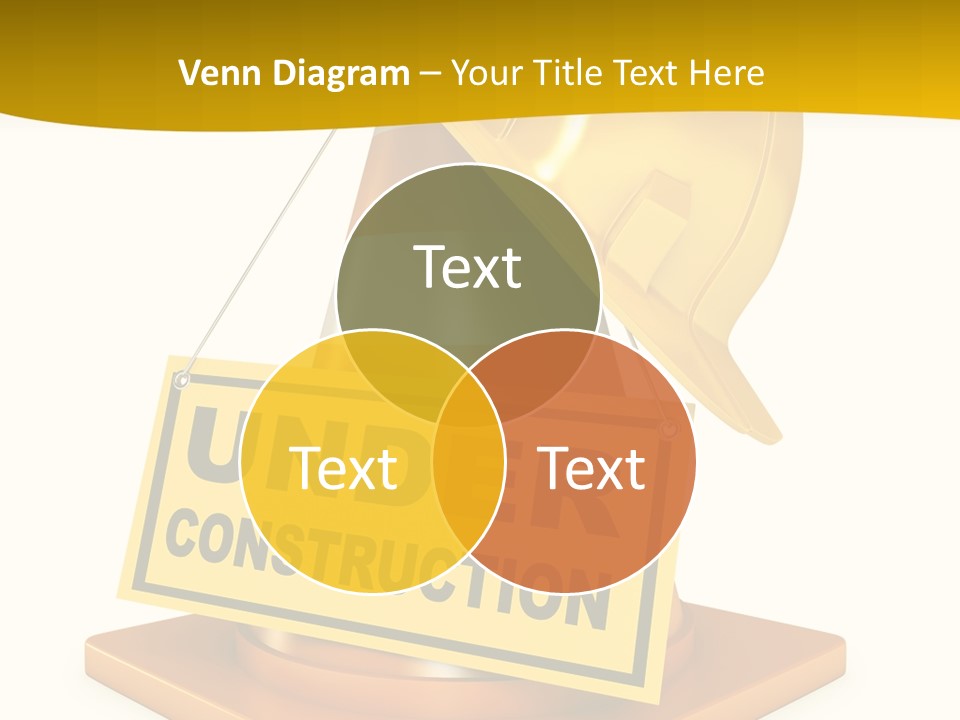 Warning Site Plank PowerPoint Template