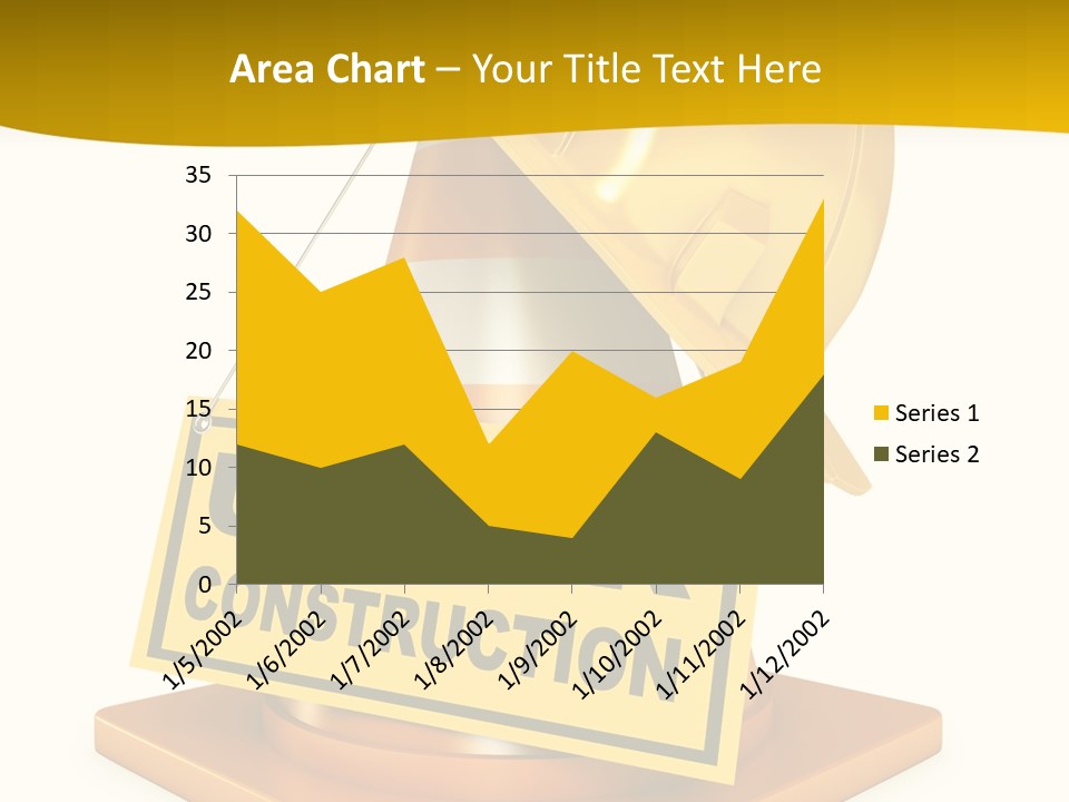 Warning Site Plank PowerPoint Template