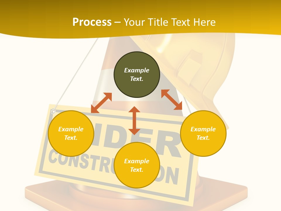 Warning Site Plank PowerPoint Template