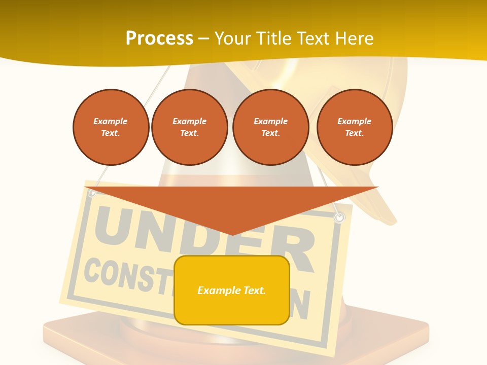 Warning Site Plank PowerPoint Template