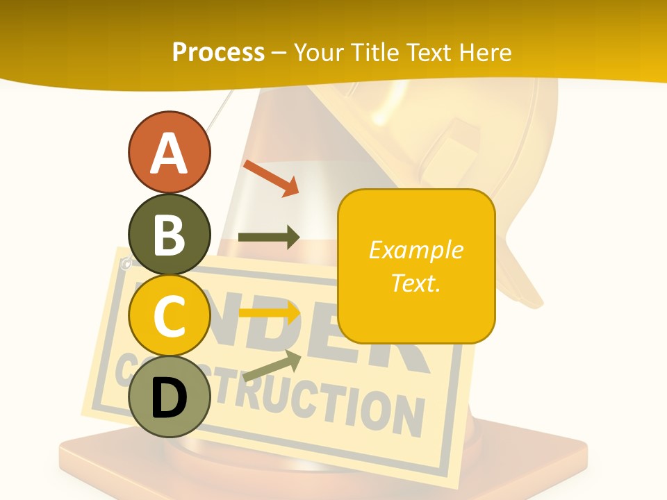 Warning Site Plank PowerPoint Template
