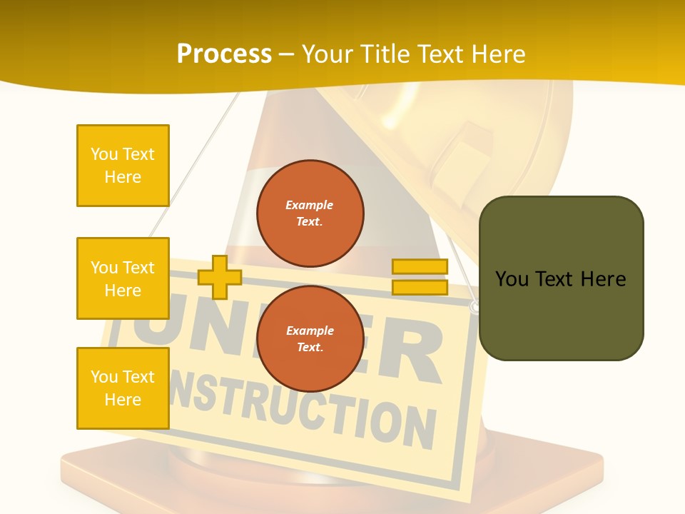 Warning Site Plank PowerPoint Template