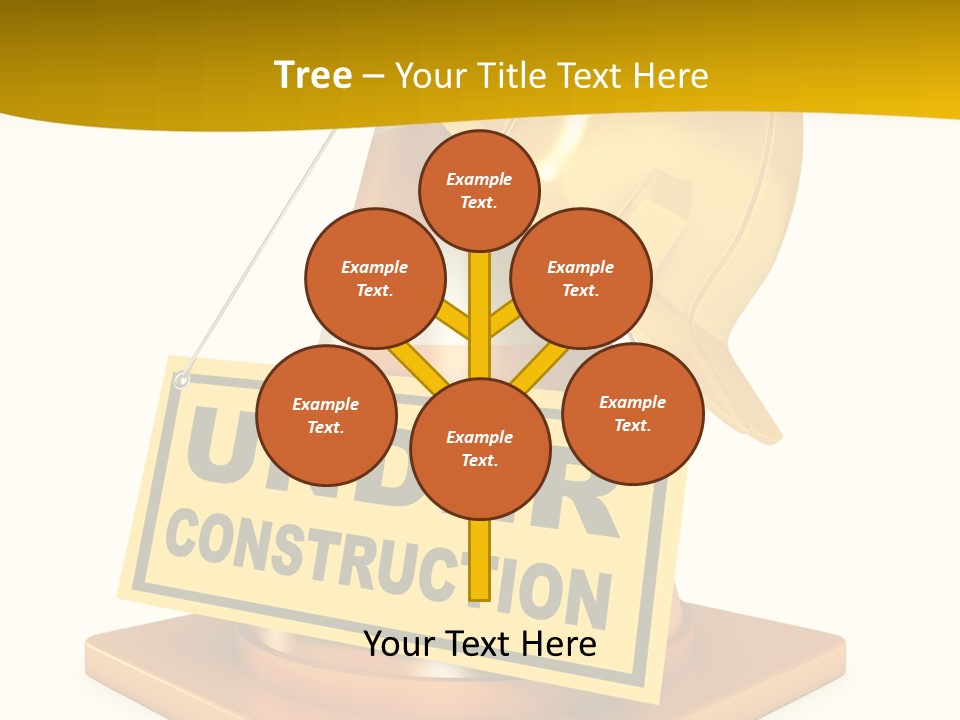 Warning Site Plank PowerPoint Template