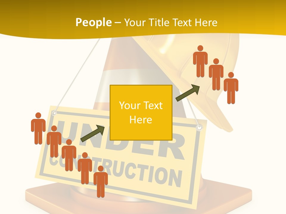 Warning Site Plank PowerPoint Template