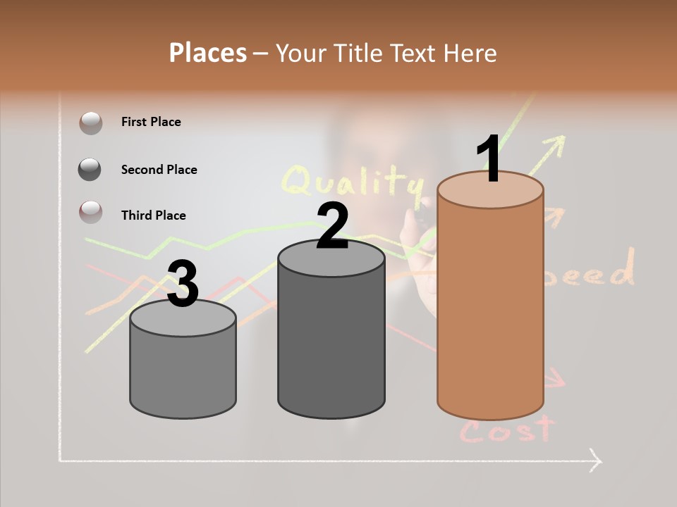 Speed Perform Hand PowerPoint Template