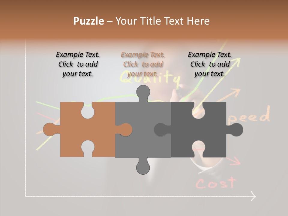 Speed Perform Hand PowerPoint Template
