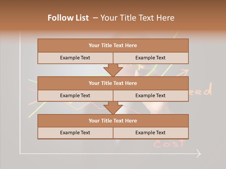 Speed Perform Hand PowerPoint Template