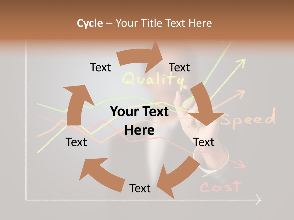 Speed Perform Hand PowerPoint Template