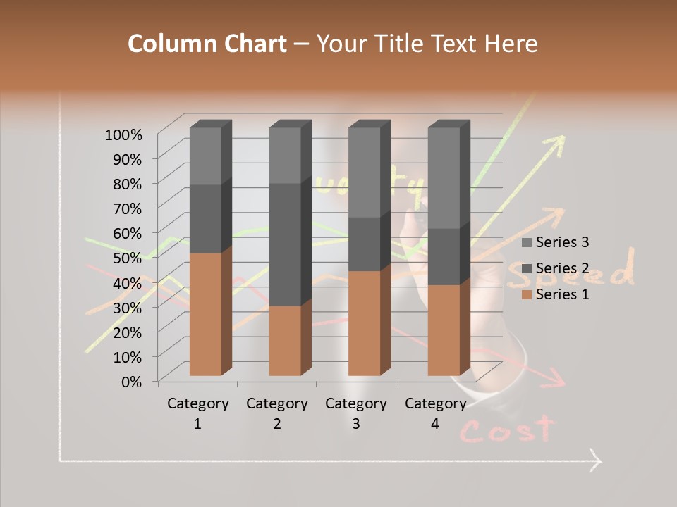 Speed Perform Hand PowerPoint Template
