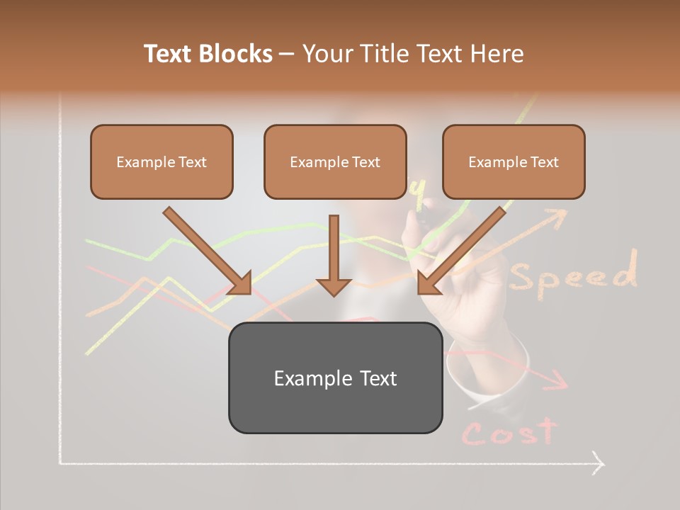 Speed Perform Hand PowerPoint Template