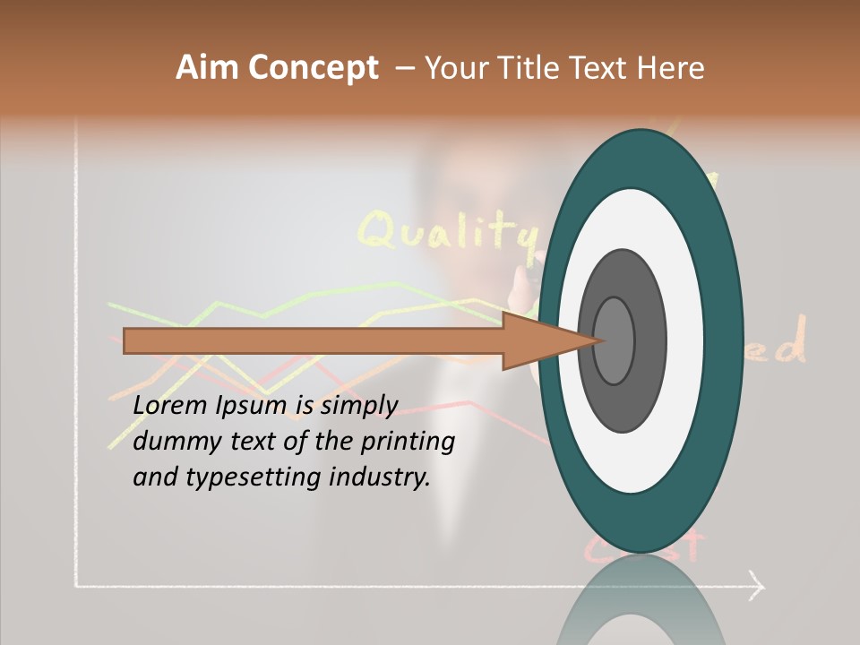 Speed Perform Hand PowerPoint Template