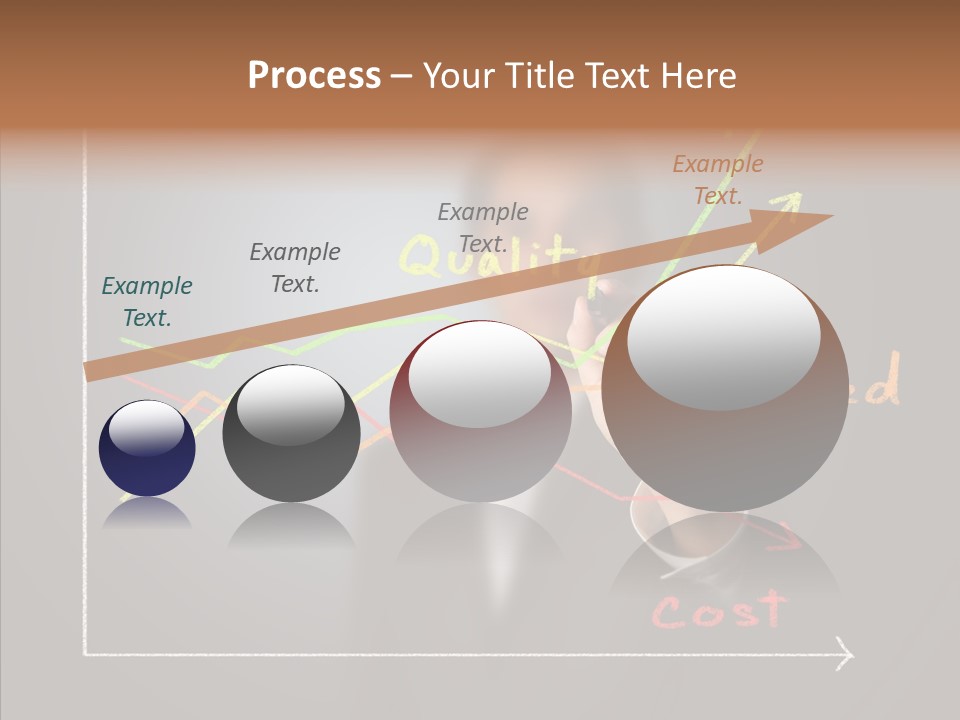 Speed Perform Hand PowerPoint Template