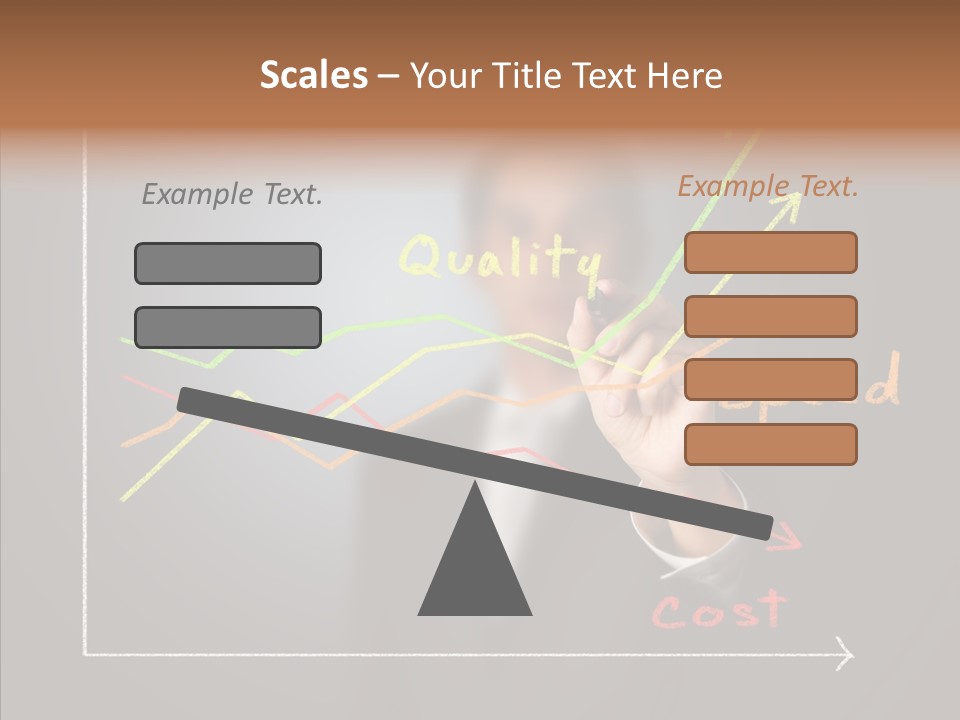 Speed Perform Hand PowerPoint Template
