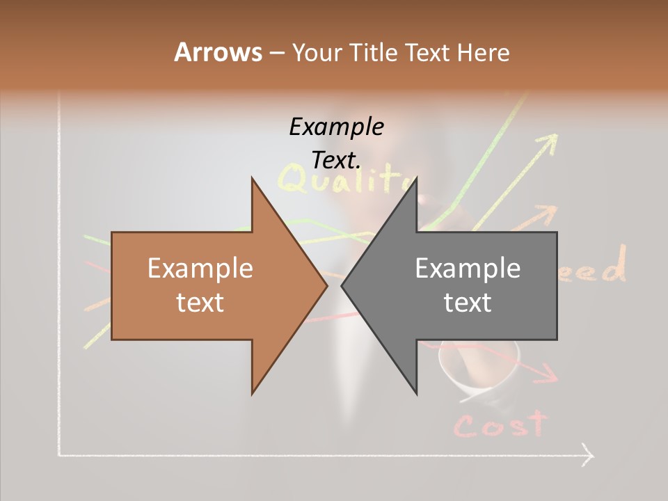 Speed Perform Hand PowerPoint Template