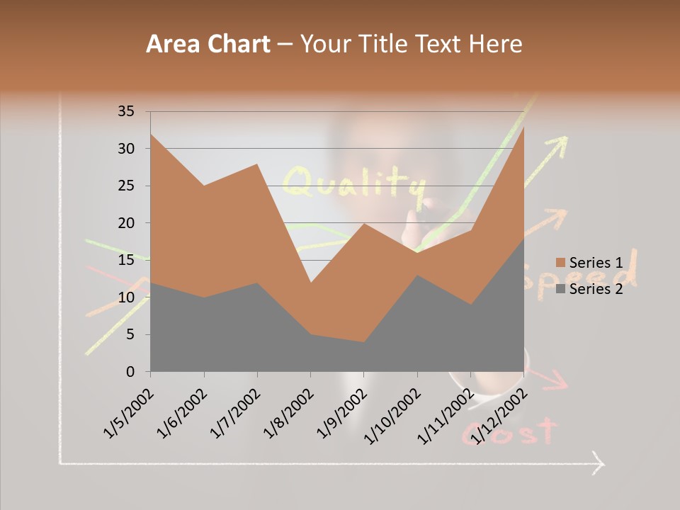 Speed Perform Hand PowerPoint Template
