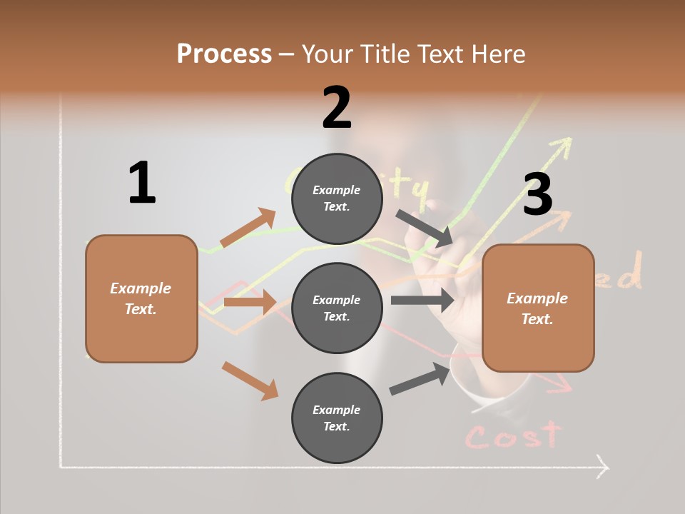 Speed Perform Hand PowerPoint Template