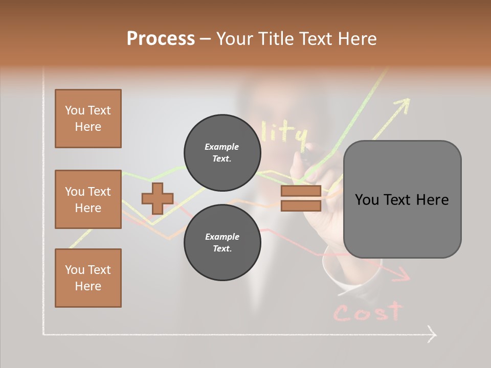 Speed Perform Hand PowerPoint Template