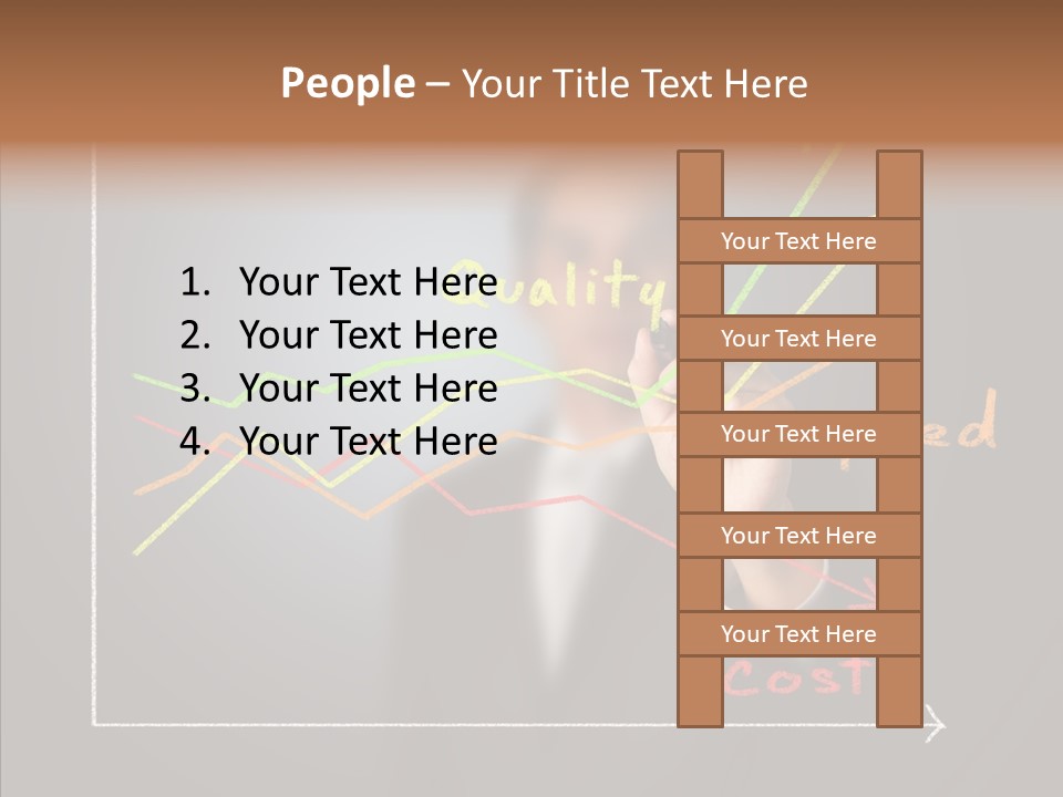Speed Perform Hand PowerPoint Template