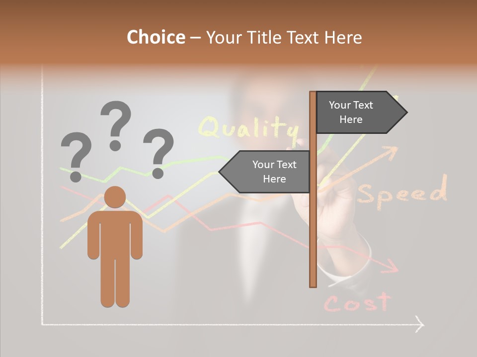 Speed Perform Hand PowerPoint Template