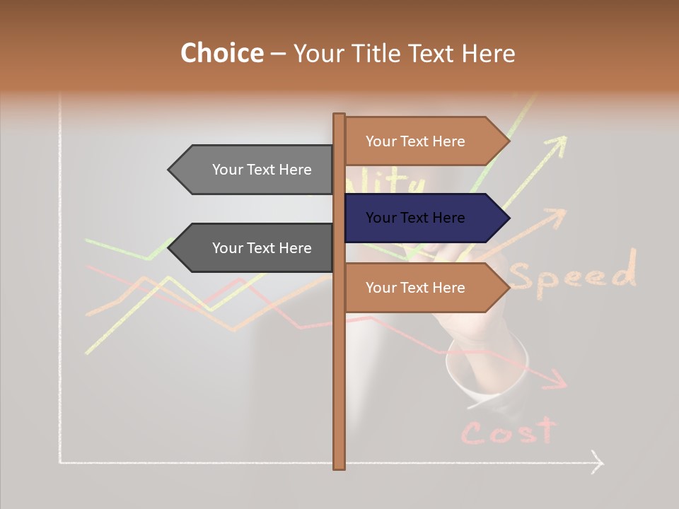 Speed Perform Hand PowerPoint Template