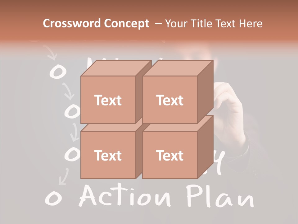Label Character Solution PowerPoint Template