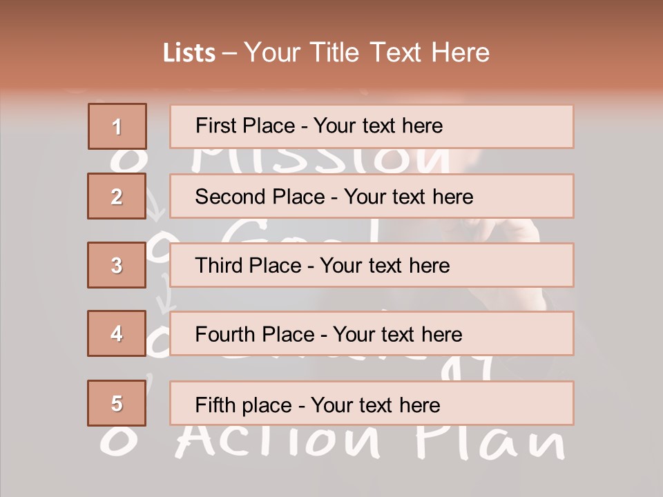 Label Character Solution PowerPoint Template