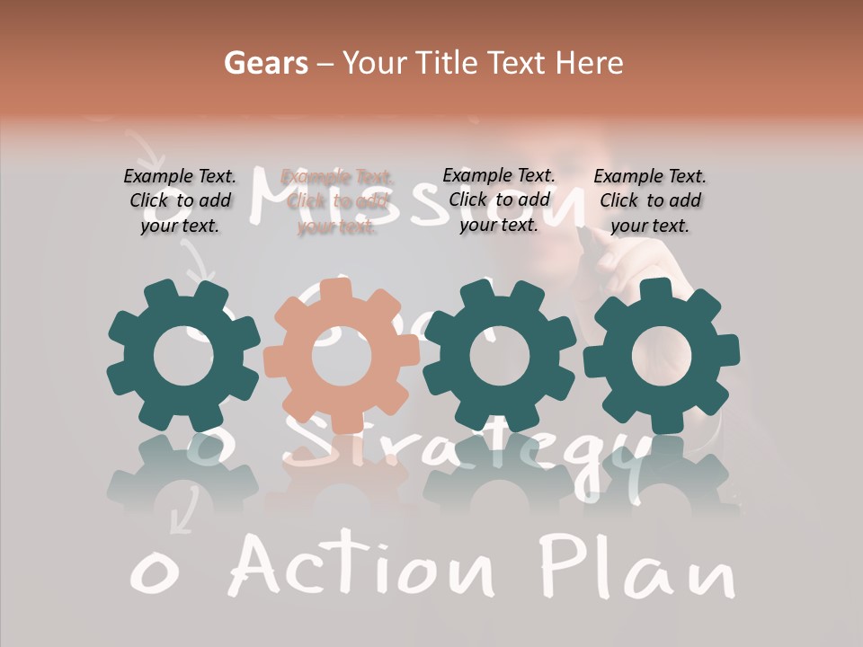 Label Character Solution PowerPoint Template