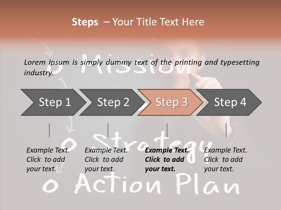 Label Character Solution PowerPoint Template