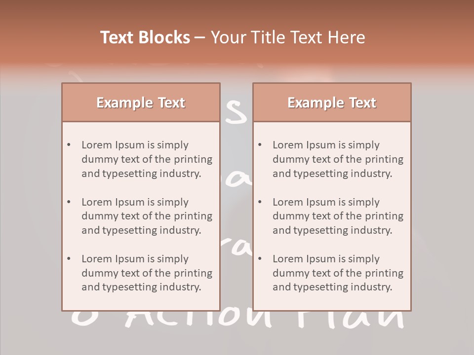 Label Character Solution PowerPoint Template