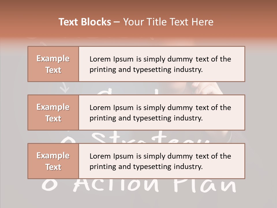 Label Character Solution PowerPoint Template