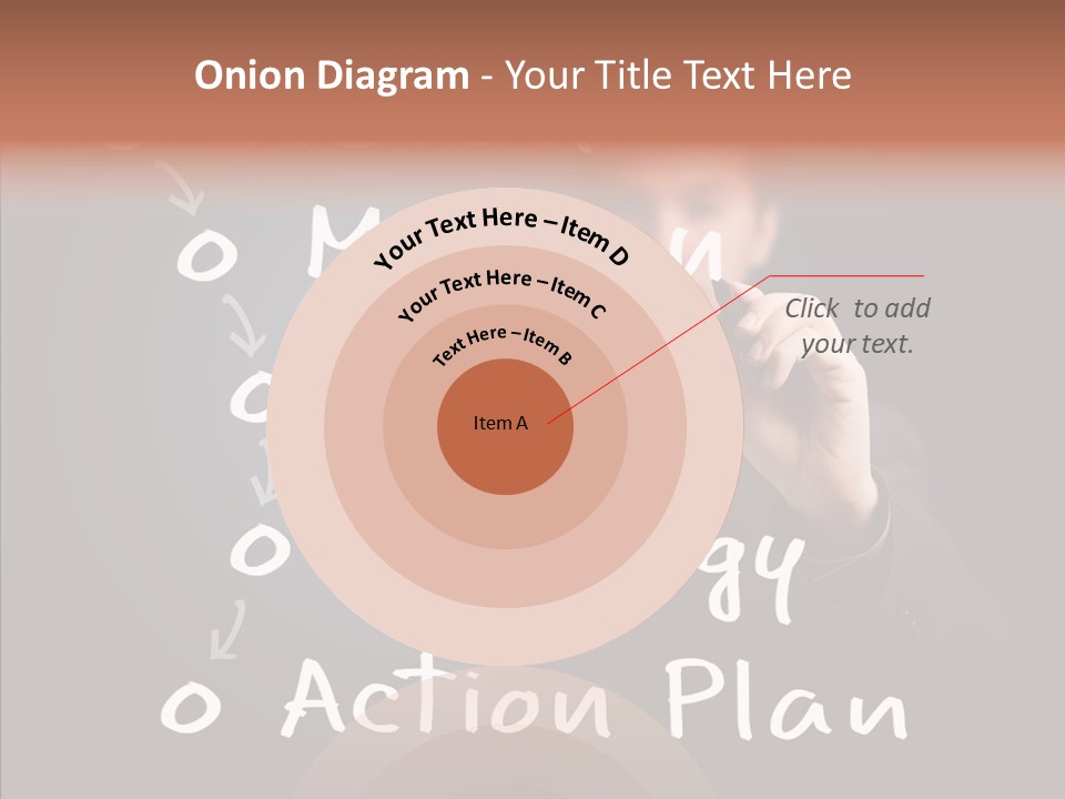 Label Character Solution PowerPoint Template