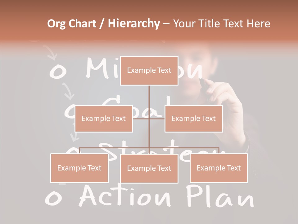 Label Character Solution PowerPoint Template