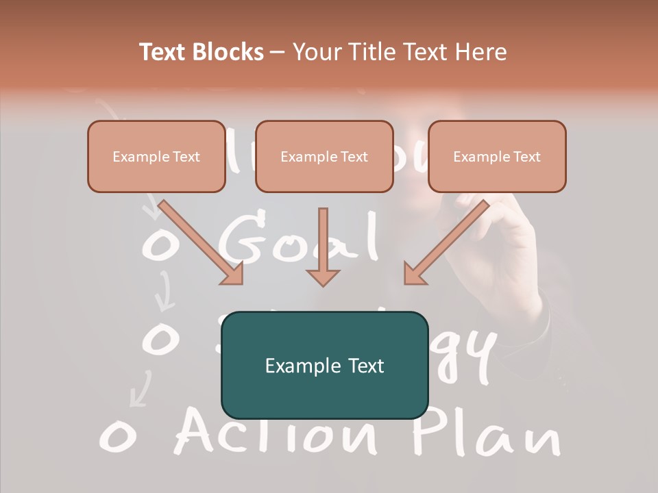Label Character Solution PowerPoint Template
