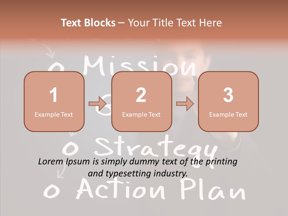 Label Character Solution PowerPoint Template