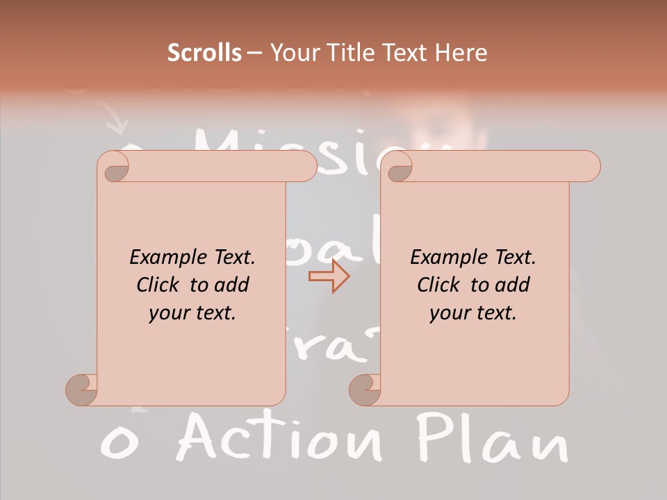 Label Character Solution PowerPoint Template