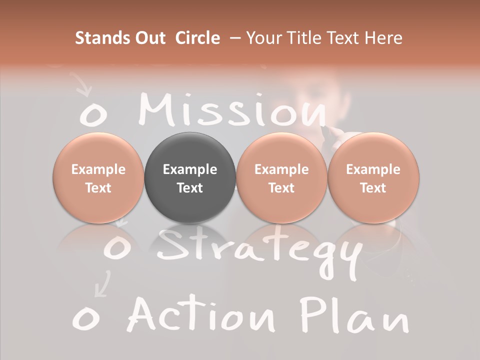 Label Character Solution PowerPoint Template