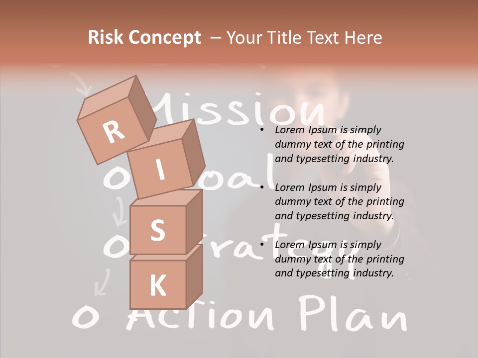 Label Character Solution PowerPoint Template