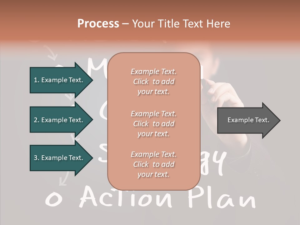 Label Character Solution PowerPoint Template