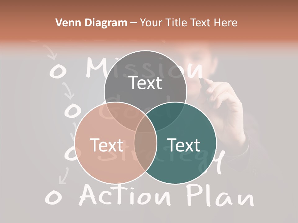 Label Character Solution PowerPoint Template