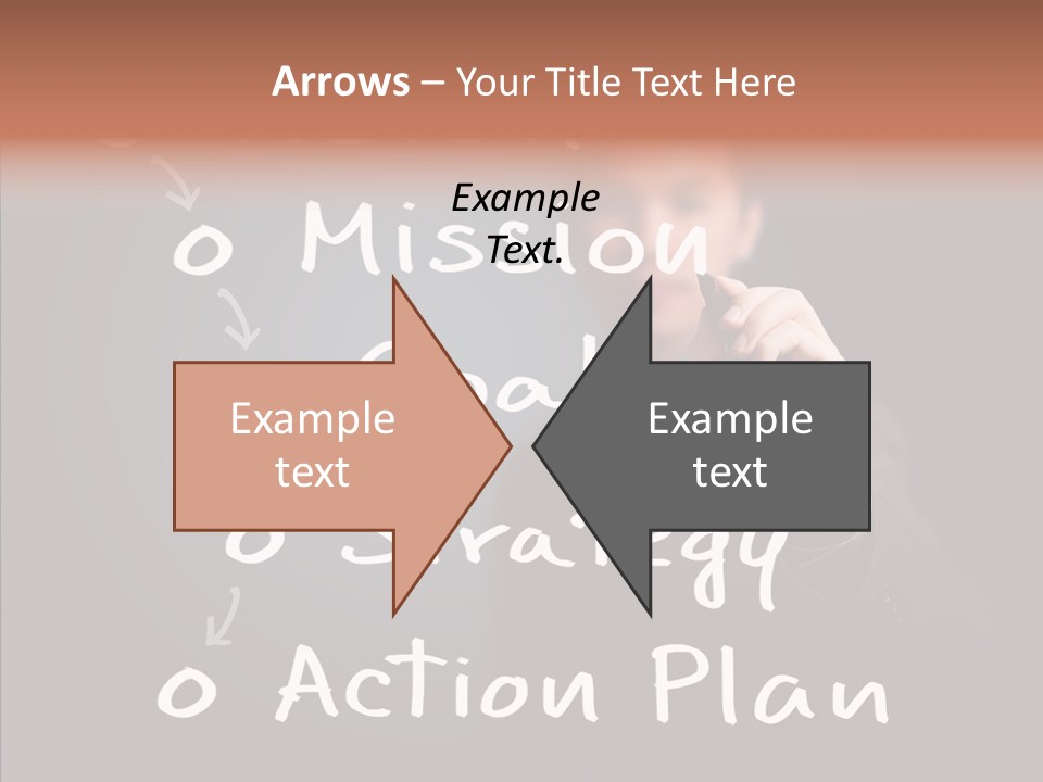 Label Character Solution PowerPoint Template